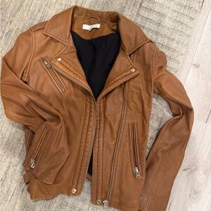 IRO Tan Leather Jacket